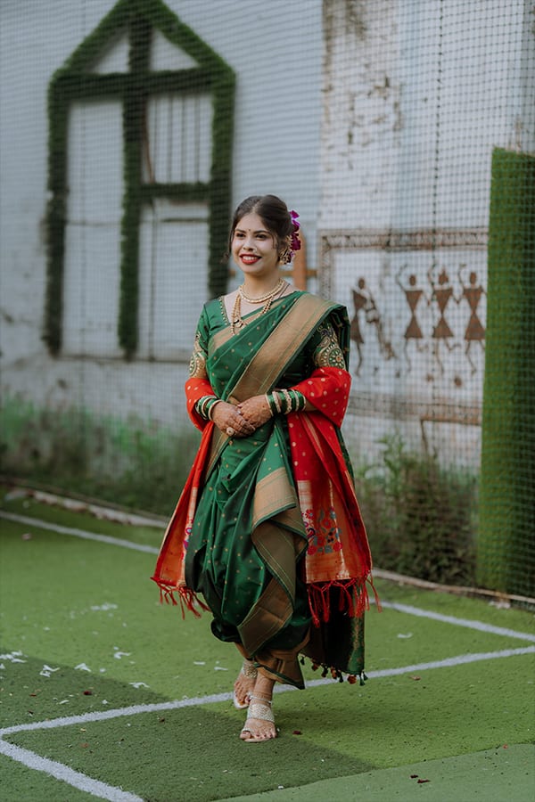 Mother of the bride during the vidai